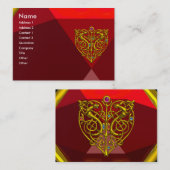 HYPER VALENTINE RUBY 2,rot Visitenkarte (Vorne/Hinten)