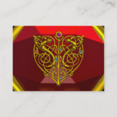 HYPER VALENTINE RUBY 2,rot Visitenkarte (Rückseite)