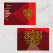 HYPER VALENTINE RUBY 2,rot Visitenkarte (Vorne/Hinten)