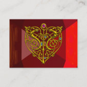 HYPER VALENTINE RUBY 2,rot Visitenkarte (Rückseite)