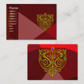 HYPER VALENTINE RUBY 2,rot Visitenkarte (Vorne/Hinten)