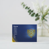 HYPER VALENTINE SAPPHIRE, blau Visitenkarte (Stehend Vorderseite)