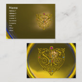 HYPER VALENTINE TOPAZ, gelb Visitenkarte (Vorne/Hinten)