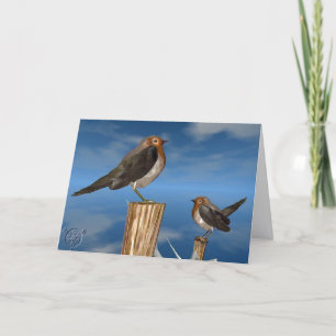 HYPER VRREN / ROBIN ROT BREAST FEIERTAGSKARTE