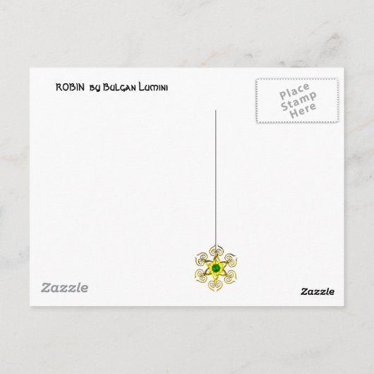 HYPER VRREN / ROBIN ROT BREAST POSTKARTE (Rückseite)