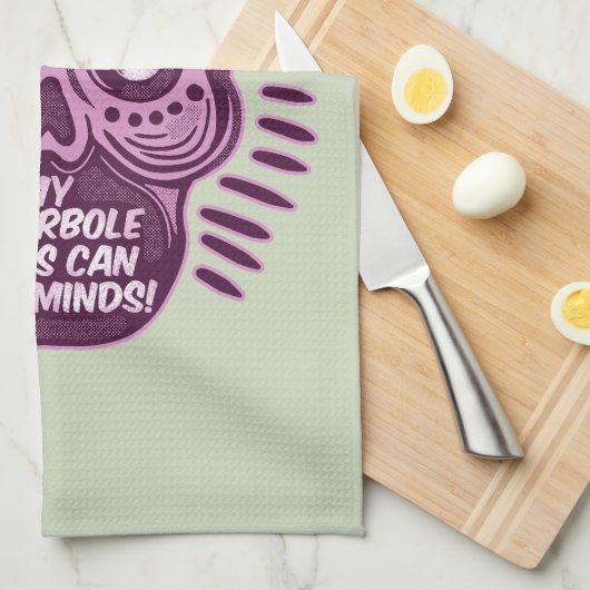 Hyperbole Funny ENGLISH SPRACHE Geschirrtuch (Viertel Falte)