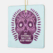 Hyperbole Funny ENGLISH SPRACHE Keramikornament (Links)