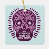 Hyperbole Funny ENGLISH SPRACHE Keramikornament (Vorderseite)