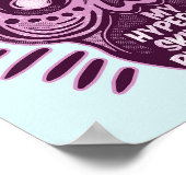 Hyperbole Funny ENGLISH SPRACHE Poster (Ecke)