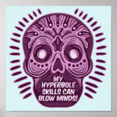 Hyperbole Funny ENGLISH SPRACHE Poster (Vorne)