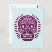 Hyperbole Funny ENGLISH SPRACHE Postkarte (Vorne/Hinten)