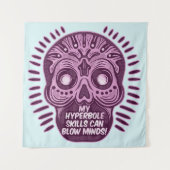 Hyperbole Funny ENGLISH SPRACHE Wandteppich (Vorderseite)