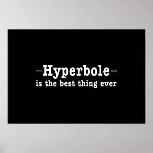 Hyperbole Poster (Vorne)