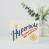Hyperbole Postkarte (Stehend Vorderseite)
