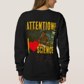 Hyperbolic Equation: 'I Love Science (To Madness)' Sweatshirt (Rückseite)