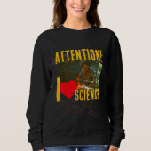 Hyperbolic Equation: 'I Love Science (To Madness)' Sweatshirt (Vorderseite)