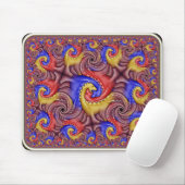 Hyperbolischer DinosaurierTessellation Mousepad (Mit Mouse)