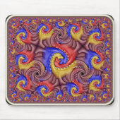 Hyperbolischer DinosaurierTessellation Mousepad (Vorne)