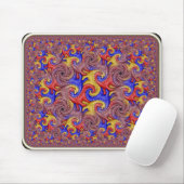Hyperbolischer DinosaurierTessellation Mousepad (Mit Mouse)