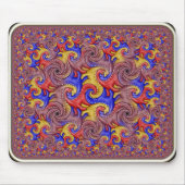 Hyperbolischer DinosaurierTessellation Mousepad (Vorne)