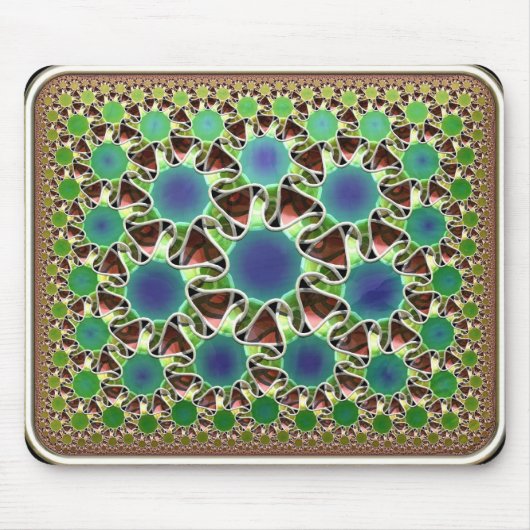 Hyperbolischer Oberflächenknoten Mousepad (Vorne)