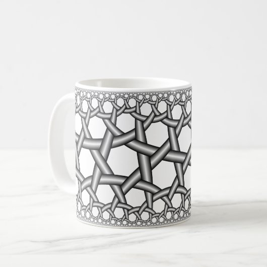 Hyperbolisches 3x7 kaffeetasse (Vorderseite Links)