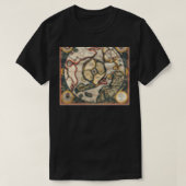 Hyperborea Flat Earth Azimuthal Äquidistant Projec T-Shirt (Design vorne)