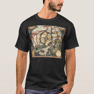Hyperborea Flat Earth Azimuthal Äquidistant Projec T-Shirt