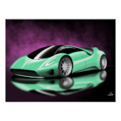 Hypercar-Konzept Poster (Vorderseite)