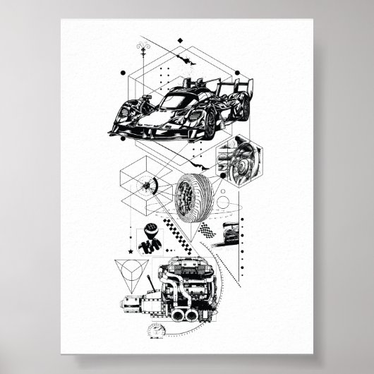 Hypercar Poster (Vorne)