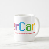 HyperCard - die Tasse - in den Regenbogenfarben vo (VorderseiteRechts)