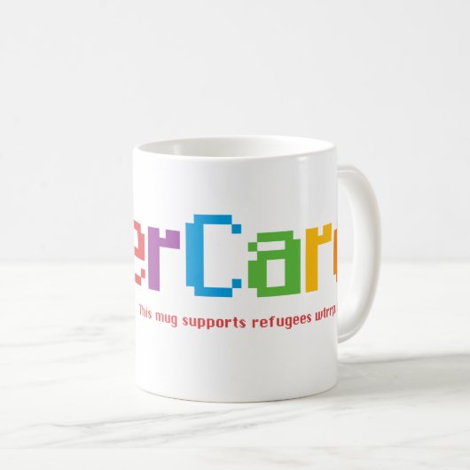 HyperCard - die Tasse - in den Regenbogenfarben vo (VorderseiteRechts)