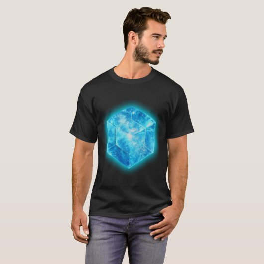 Hypercube 4D - TESSERACT , digital, Symbol - T-Shirt (Vorne ganz)