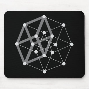 hypercube Dunkelheit Mousepad