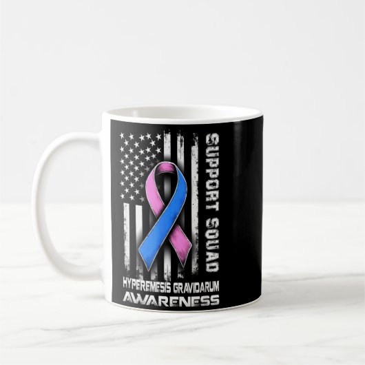 Hyperemesis Awareness Gravidarum Squad Support Jok Kaffeetasse (Links)