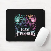 Hyperfokus-Zauber-Spell-Gamer-Kunstwerk-Autismus-M Mousepad (Mit Mouse)