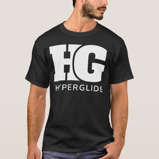 HyperGlide Minimalistisches Einfaches Musik-Logo T-Shirt (Vorderseite)