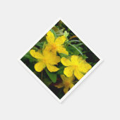 Hypericum calycinum Paper Napkins Serviette (Ecke)