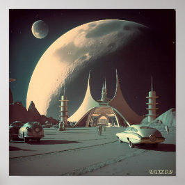 Hyperion 4 (mit Zeichnend Motherboard-Logo) Poster