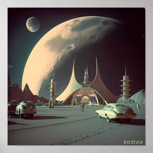 Hyperion 4 (mit Zeichnend Motherboard-Logo) Poster (Vorne)