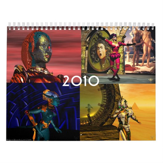 HYPERION WORLD 2017 Science Fiction Kalender (Titelbild)