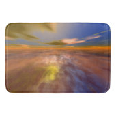 HYPERION WORLD, ALIEN SEASCAPE SKY, CLOUDS Sci-Fi Badematte (Vorderseite)