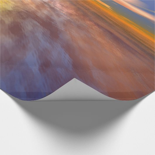 HYPERION WORLD, ALIEN SEASCAPE SKY, CLOUDS Sci-Fi Geschenkpapier (Ecke)