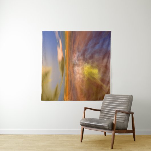 HYPERION WORLD, ALIEN SEASCAPE SKY ,CLOUDS Sci-Fi Wandteppich (Beispiel)