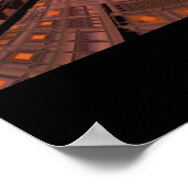 HYPERION WORLD SCIENCE FICTION Scifi Poster (Ecke)