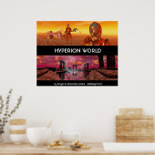 HYPERION WORLD SCIENCE FICTION Scifi Poster (Küche)