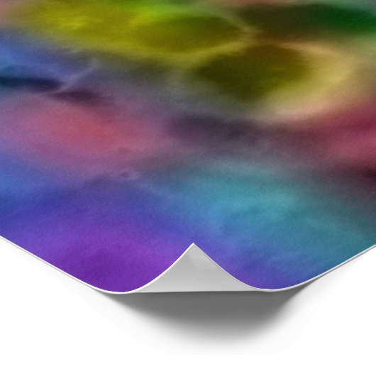 Hyperion's Kaleidoskop der Farbe Poster (Ecke)