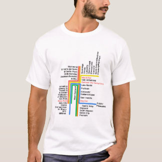 hyperlinear BART für weißes t T-Shirt