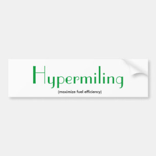 Hypermiling Autoaufkleber
