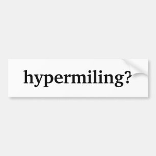 Hypermiling? Autoaufkleber